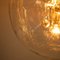 Lámpara colgante bola de vidrio de Ger Furth para Doria Leuchten, años 60, Imagen 8