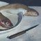 Edouard Arthur, Assiette de poissons, 1948, Oil on Canvas, Framed 4
