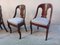 Mahogany Gondola Chairs, 1960s, Set of 4, Image 17