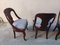 Mahogany Gondola Chairs, 1960s, Set of 4 8