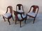 Mahogany Gondola Chairs, 1960s, Set of 4 5