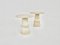 Travertine Side Tables, Set of 2 3