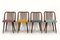 Beech Dining Chairs from Ton, 1960s, Set of 4, Image 1