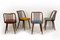 Beech Dining Chairs from Ton, 1960s, Set of 4 2