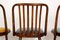 Beech Dining Chairs from Ton, 1960s, Set of 4, Image 8