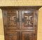 15th Century Gothic 4-Door Cupboard or Wardrobe in Oak 10