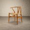 CH24 Wishbone Chair in Beech by Hans Wegner for Carl Hansen, Denmark, 1960s, Image 2