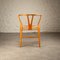 CH24 Wishbone Chair in Beech by Hans Wegner for Carl Hansen, Denmark, 1960s, Image 5