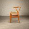 CH24 Wishbone Chair in Beech by Hans Wegner for Carl Hansen, Denmark, 1960s, Image 3