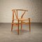 CH24 Wishbone Chair in Beech by Hans Wegner for Carl Hansen, Denmark, 1960s, Image 1