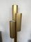 Space Age Gilt Metal Organ Floor Lamp from Luci Italia, Italy, 1970s 11