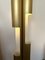 Lámpara de pie de órgano era espacial de metal dorado de Luci Italia, Italia, años 70, Imagen 12