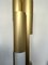 Space Age Gilt Metal Organ Floor Lamp from Luci Italia, Italy, 1970s 10