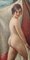 Giannino Marchig, Jeune femme nue de dos, Huile sur Toile, Encadrée 1
