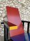 Vintage Red & Blue Armchair attributed to Gerrit Rietveld, 1970s 8