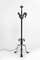 Lámpara de pie Rooster de hierro forjado de Jean Touret para Ateliers Marolles, años 50, Imagen 2