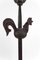 Rooster Floor Lamp in Wrought Iron by Jean Touret for Ateliers Marolles, 1950s, Image 8