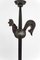 Lampada da terra Rooster in ferro battuto di Jean Touret per Ateliers Marolles, anni '50, Immagine 6