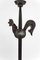 Rooster Floor Lamp in Wrought Iron by Jean Touret for Ateliers Marolles, 1950s 6