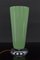 Art Deco Lampe aus Chrom & Grünem Glas, Frankreich, 1930er 4