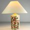 Lámpara de mesa italiana pintada a mano, años 60, Imagen 2