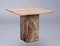 Table d'Appoint Mid-Century en Marbre avec Grain 1