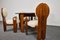 Sheepskin Dining Chairs by Maria Szedleczky, Hungary, 1976, Set of 5, Image 9