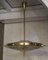 Lampe à Suspension Mid-Century en Verre de Murano et Laiton, 1990s 1