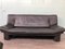 Leather Sofa with Pouf by Nicoletti Salotti for Interline, Italy, 1980s, Set of 2 5