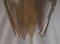 Lampada a sospensione in vetro di Murano dorato e fumé, inizio XXI secolo, Immagine 3