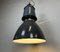 Large Grey Enamel Industrial Factory Pendant Lamp from Elektrosvit, 1960s 13