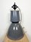 Large Grey Enamel Industrial Factory Pendant Lamp from Elektrosvit, 1960s, Image 14