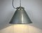 Grey Industrial Explosion Proof Pendant Lamp with Aluminium Shade from Zaos, 1970s 8