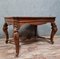 Louis XV Baroque Extending Table in Walnut, 1880s 5