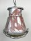 Industrial Cage Factory Pendant Lamp with Glass Cover from Mesko, 1970s 11