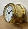 Vintage German Brass Ships Clock from Kundo, 1970s 3