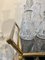 Carrello da portata Mid-Century, Francia in metallo, vetro nero e finto bambù, Immagine 10
