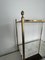 French Metal and Pine Side Table with Shelves, Image 5
