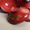 Urushi Rice Bowls with Bird Motif, Japan, 1912-1926, Set of 2 5