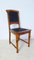 Jugendstil Stuhl aus Eiche & geprägtem Leder, Deutschland, 1910er 5