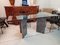 Dining Table in Granite and Glass, 1980s 4