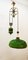 Green Glass Suspension Light 1