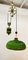 Green Glass Suspension Light 19