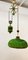Lámpara de suspensión de vidrio verde, Imagen 4