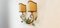Brass and Vellum Wall Sconce 8