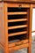 Vintage Child Desk with Roller Door in Beech, 1950s, Image 9