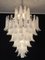 Vintage Murano Glass Chandelier with Glass Petals, 1983 9