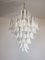 Vintage Murano Glass Chandelier with Glass Petals, 1983 12