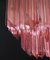 Quadriedri Murano Ceiling Light with Pink Prisms, 1990s 9