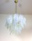 Vintage Italian Murano Rondini Chandelier with Opalino Glass from Mazzega, 1990s, Image 9